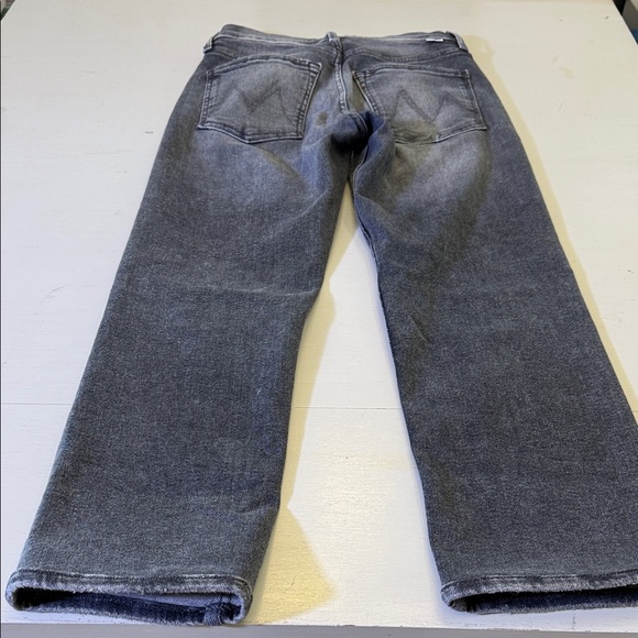 Mother The Mid Rise Rider Skimp Mid Rise Jeans in I Hate Snakes Size 26 - Picture 14 of 14